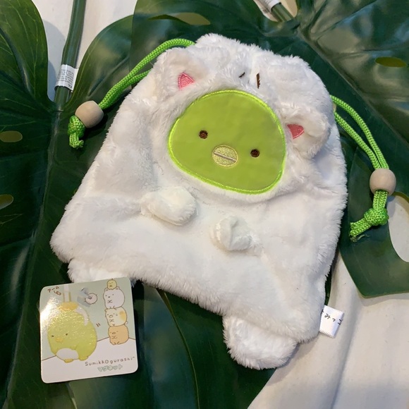 Cat Penguin? Drawstring Pouch • Sumikko Gurashi - Picture 8 of 12